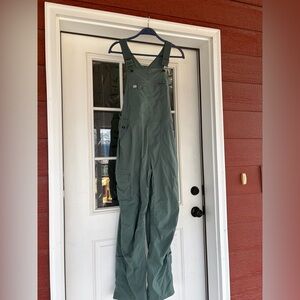 Duluth Trading Co. Olive Green Women's Utility Overalls